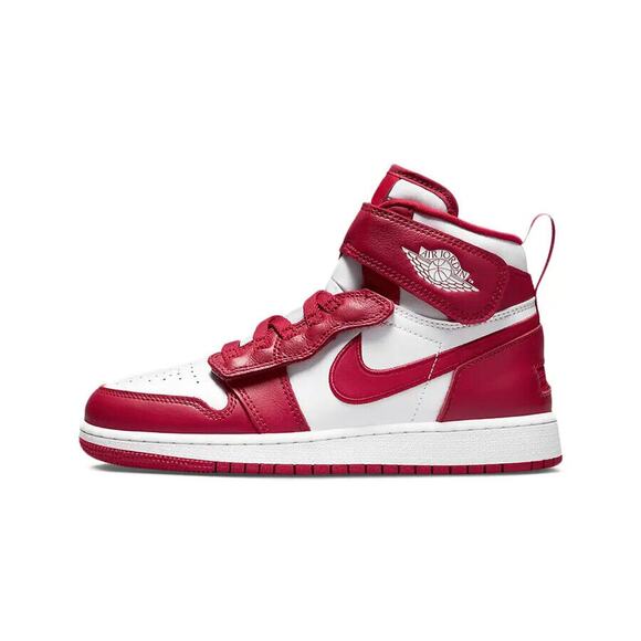 NEW Air Jordan 1 High FlyEase Cardinal Red White Sneakers DC7986 601 - SIZE 4.5Y